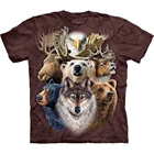 T-Shirt Northern Wildlife Collage