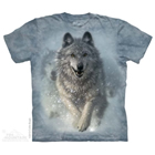 T-Shirt Wolf im Schnee
