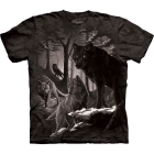 T-Shirt Wölfe bei Nacht