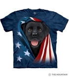 T - Shirt Labrador mit Flagge