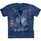 T-Shirt Patriotic Wolfpack