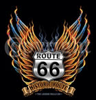 Damen-Shirt Kurzarm Route 66
