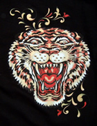 Damen - Top Tattoo Tiger 2 - 8 XL
